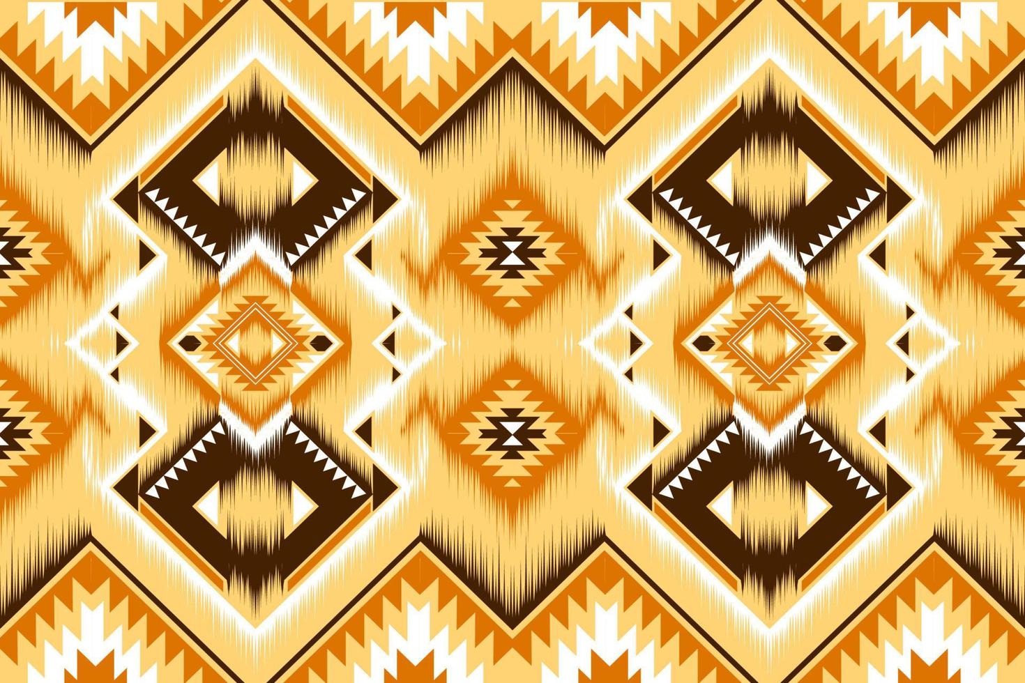 traditional ethnic geometric pattern background design for backgrounds carpet wallpaper clothes wrap fabric seamless embroidery style vector illustration