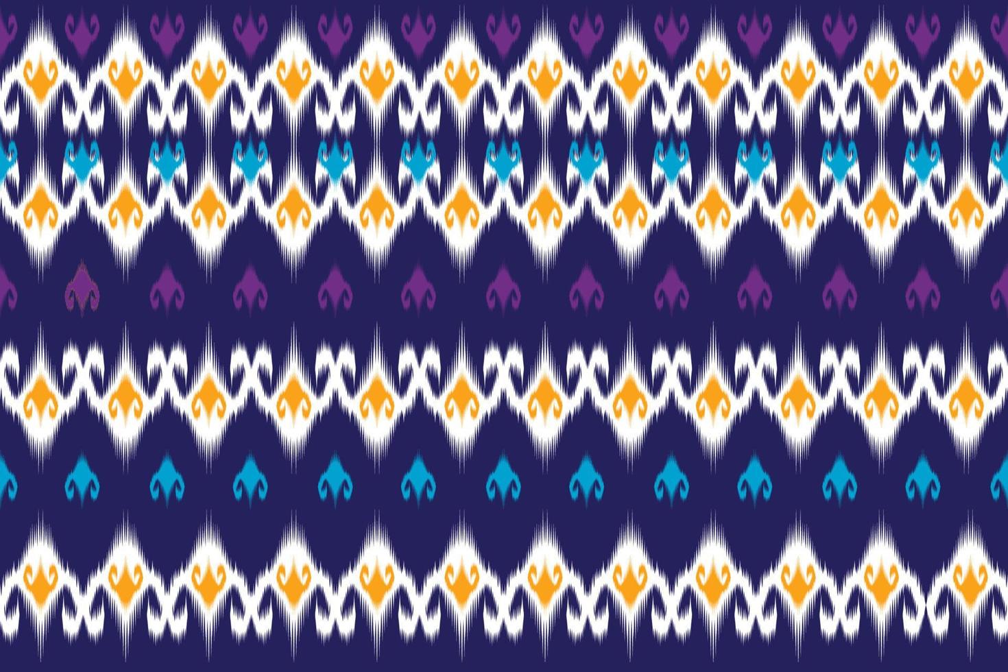 traditional ethnic geometric pattern background design for backgrounds carpet wallpaper clothes wrap fabric seamless embroidery style vector illustration