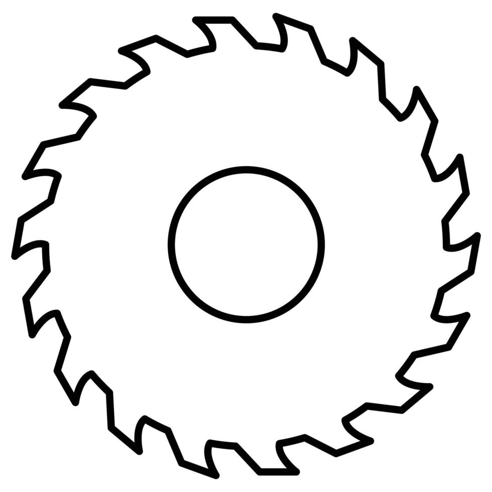 Chainsaw wheel  Which Can Easily Modify Or Edit vector