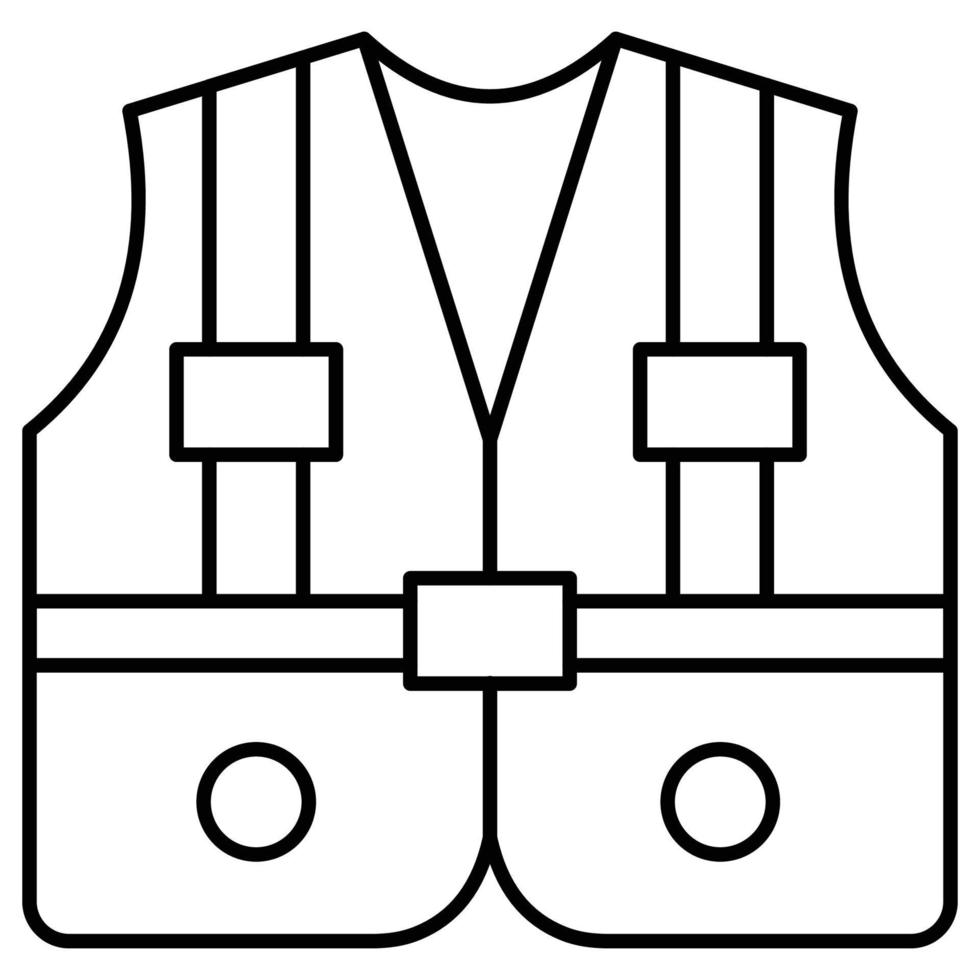 Safety jacket Which Can Easily Modify Or Edit 11657211 Vector Art at