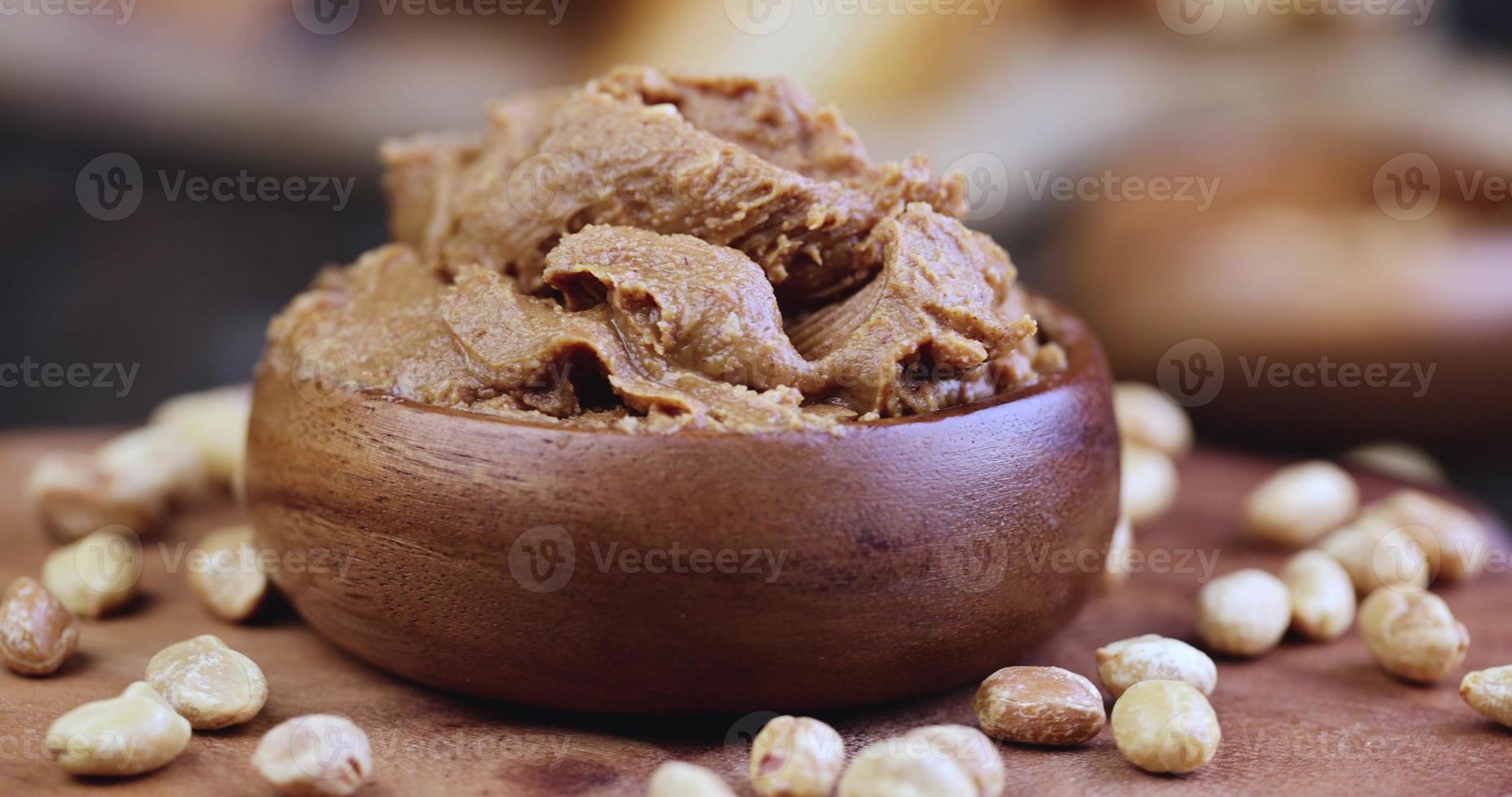peanut butter is spinning while cooking breakfast photo