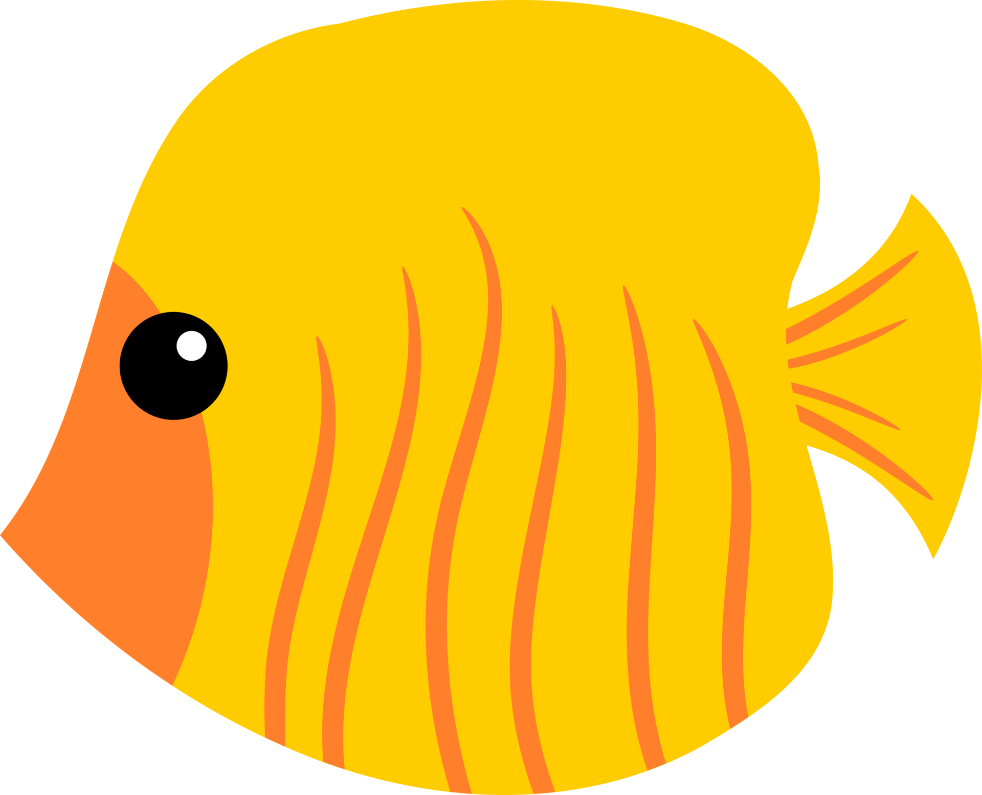 Free Cute cartoon fish 11658870 PNG with Transparent Background