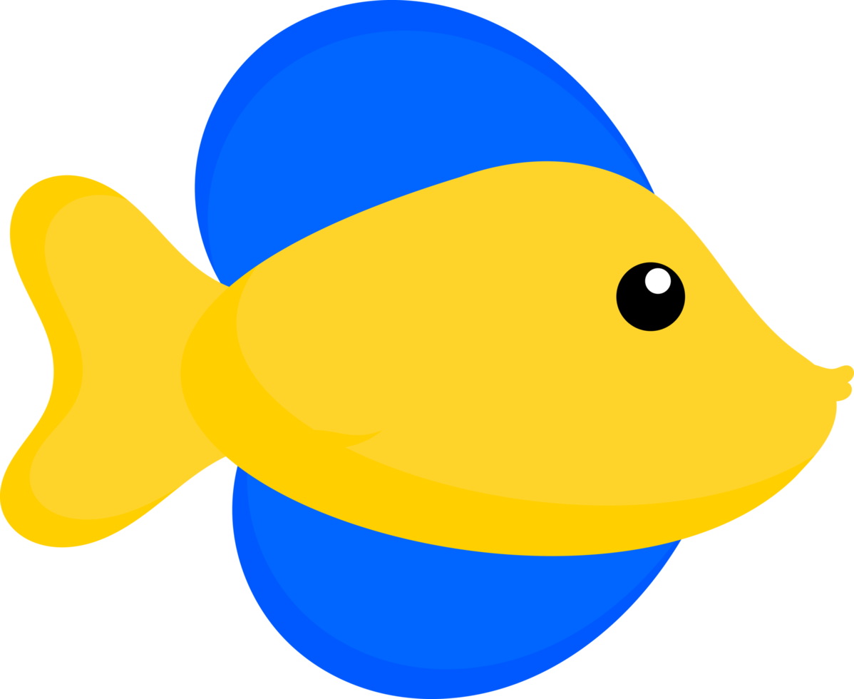 Cute cartoon fish png