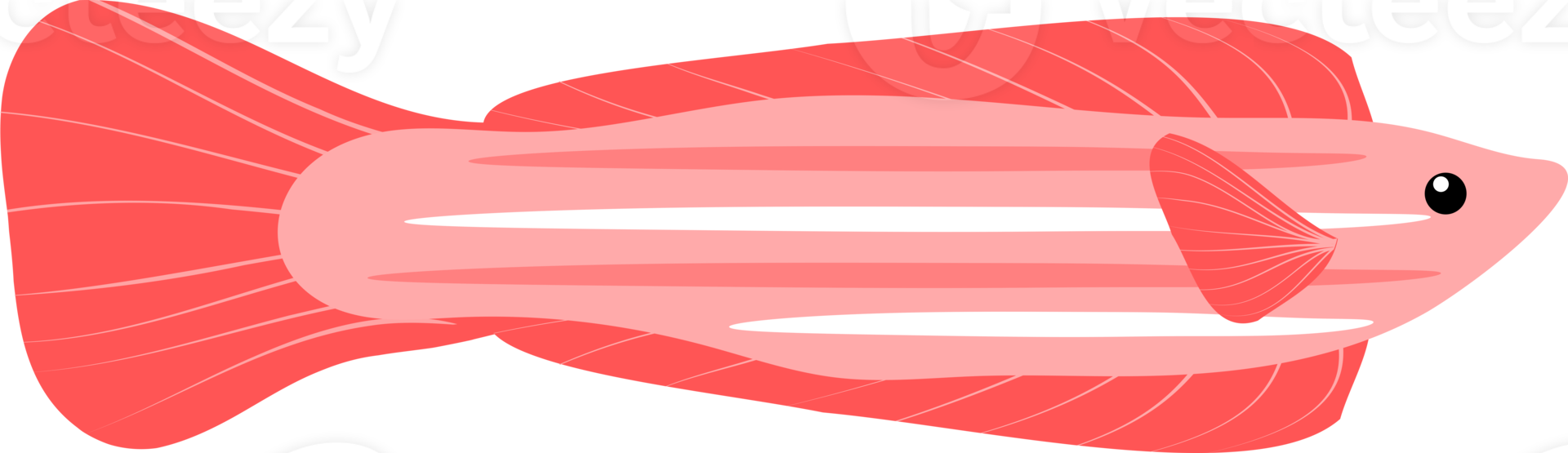 Cute cartoon fish png