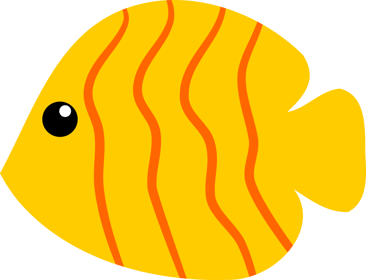 Cute cartoon fish png