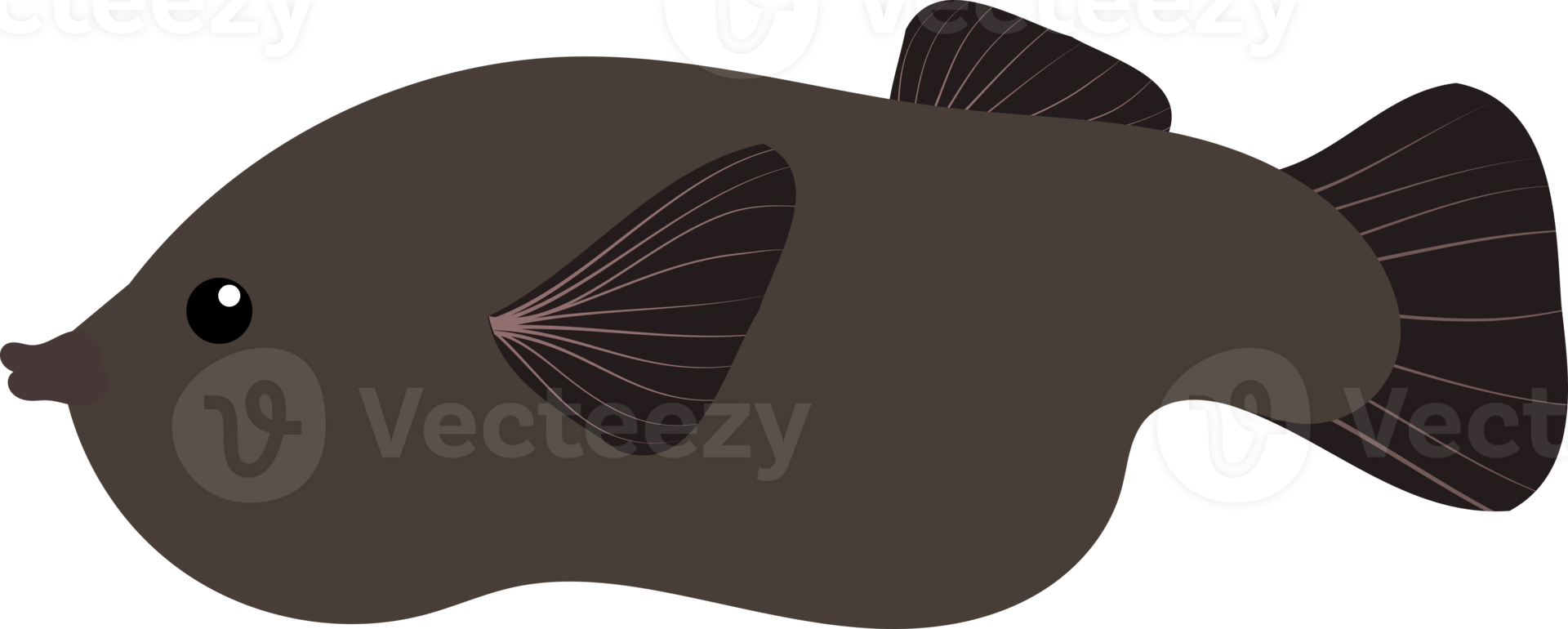 Cute cartoon fish png