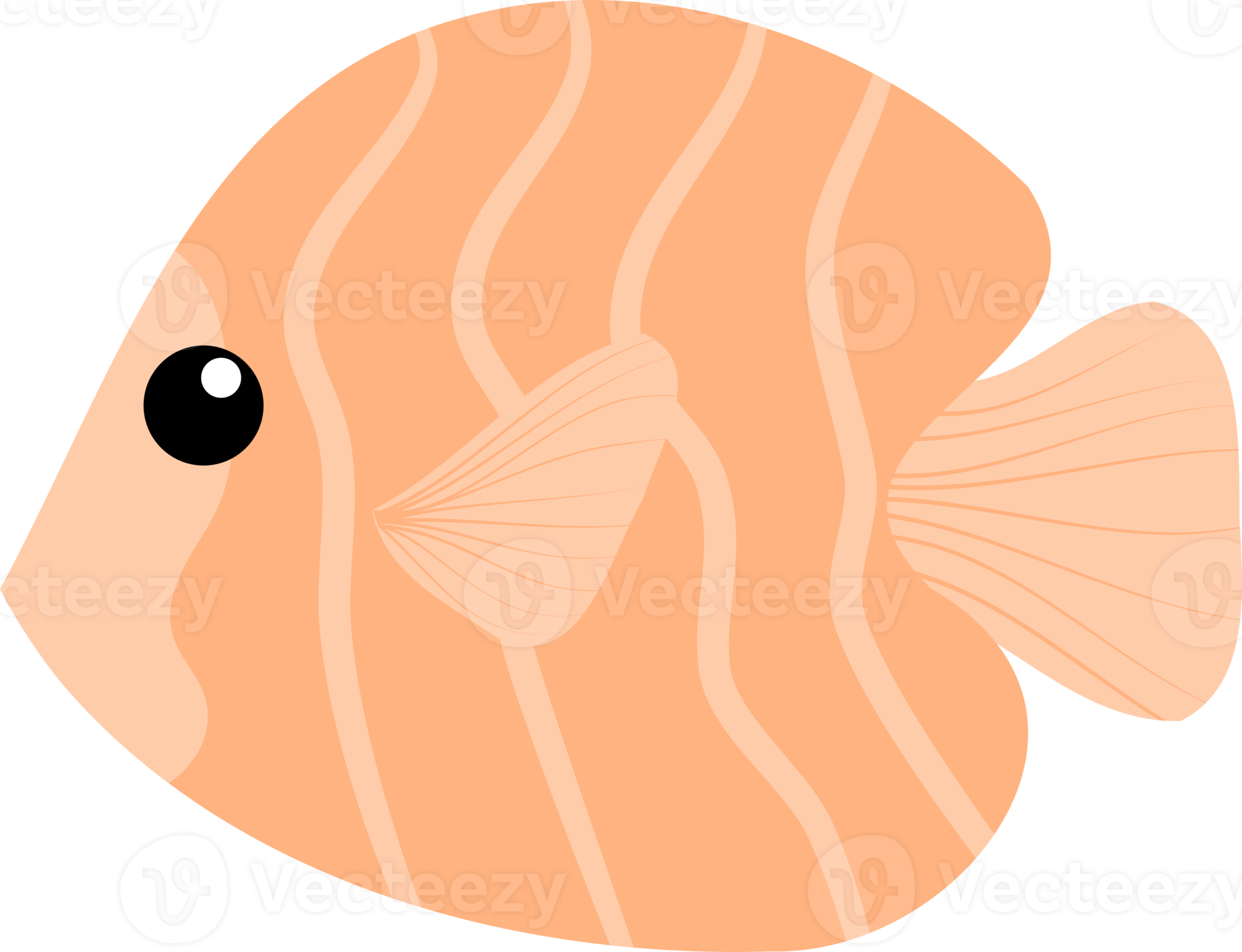 Cute cartoon fish 11658882 PNG