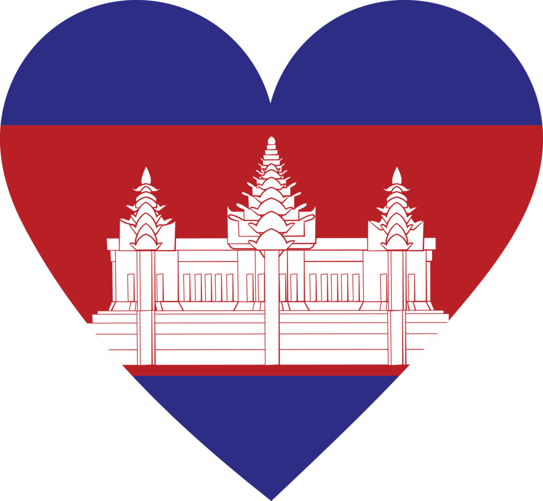 Cambodja vlag in de vorm van een hart. png