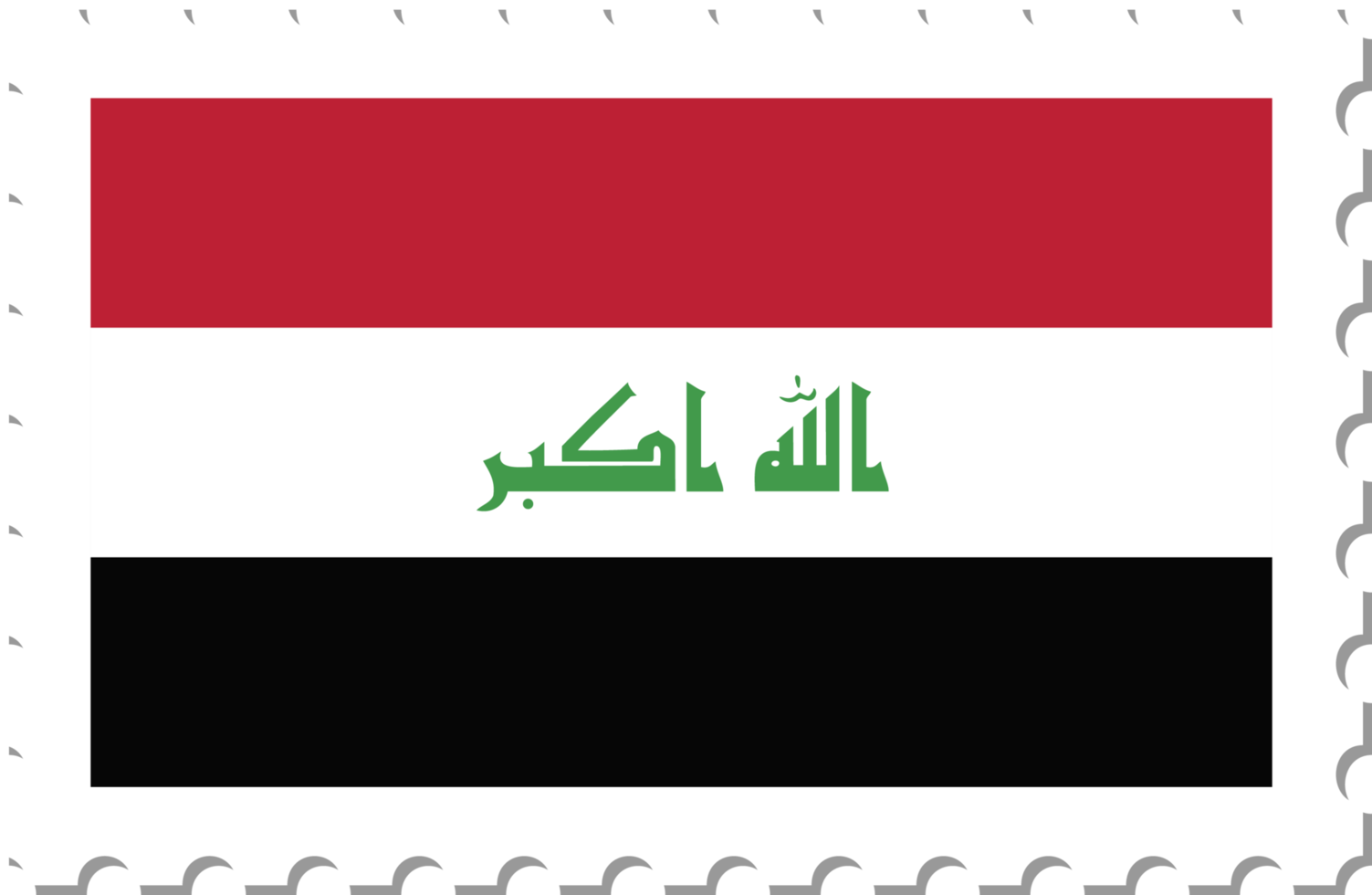 Irak vlag port stempel. png