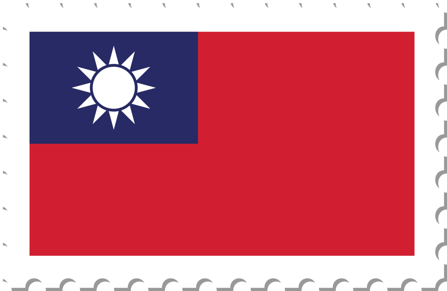 taiwan flagga porto stämpel. png