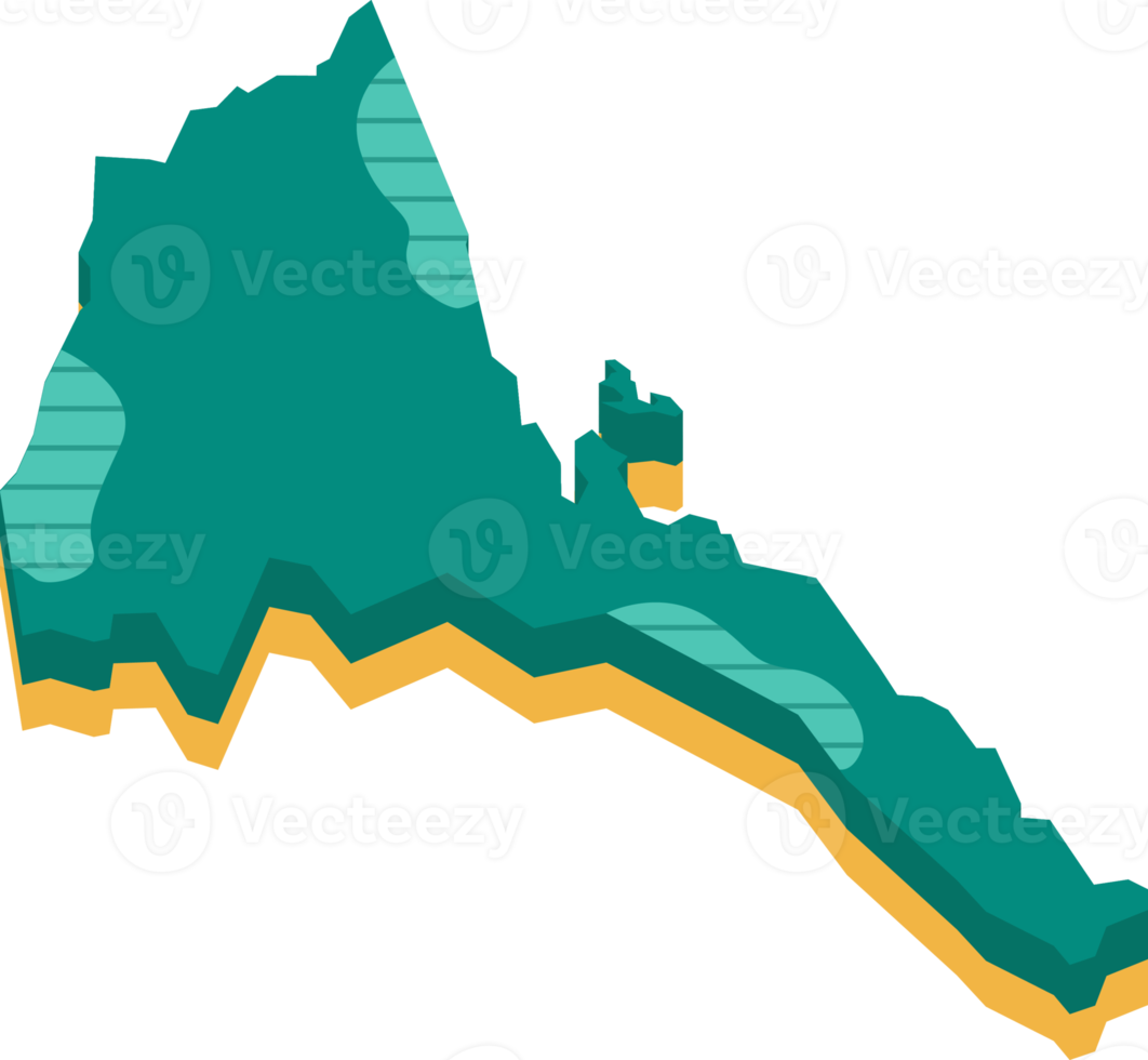 mapa 3d de eritrea png
