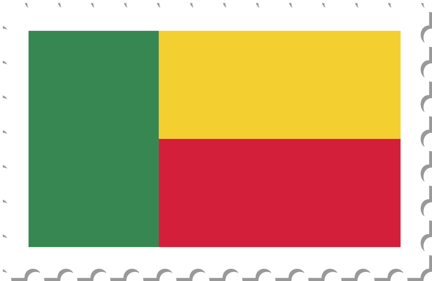 Benin vlag port stempel. png