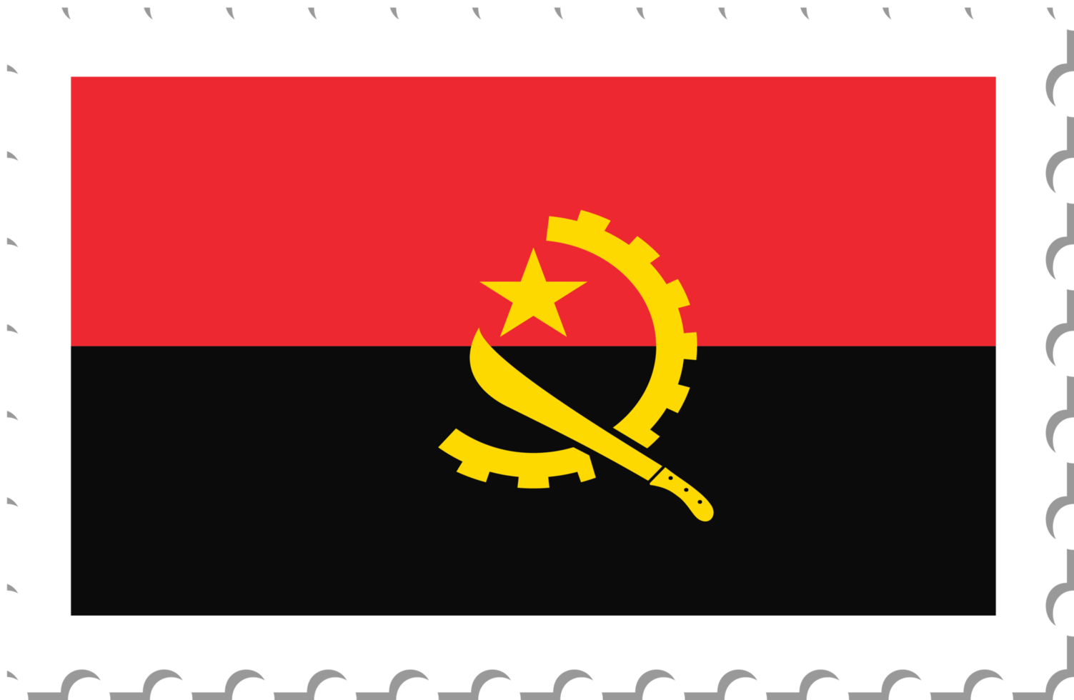 angola flagga porto stämpel. png