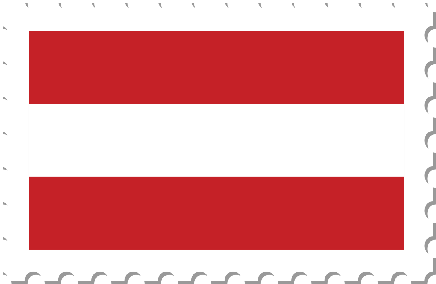 Austria flag postage stamp. png