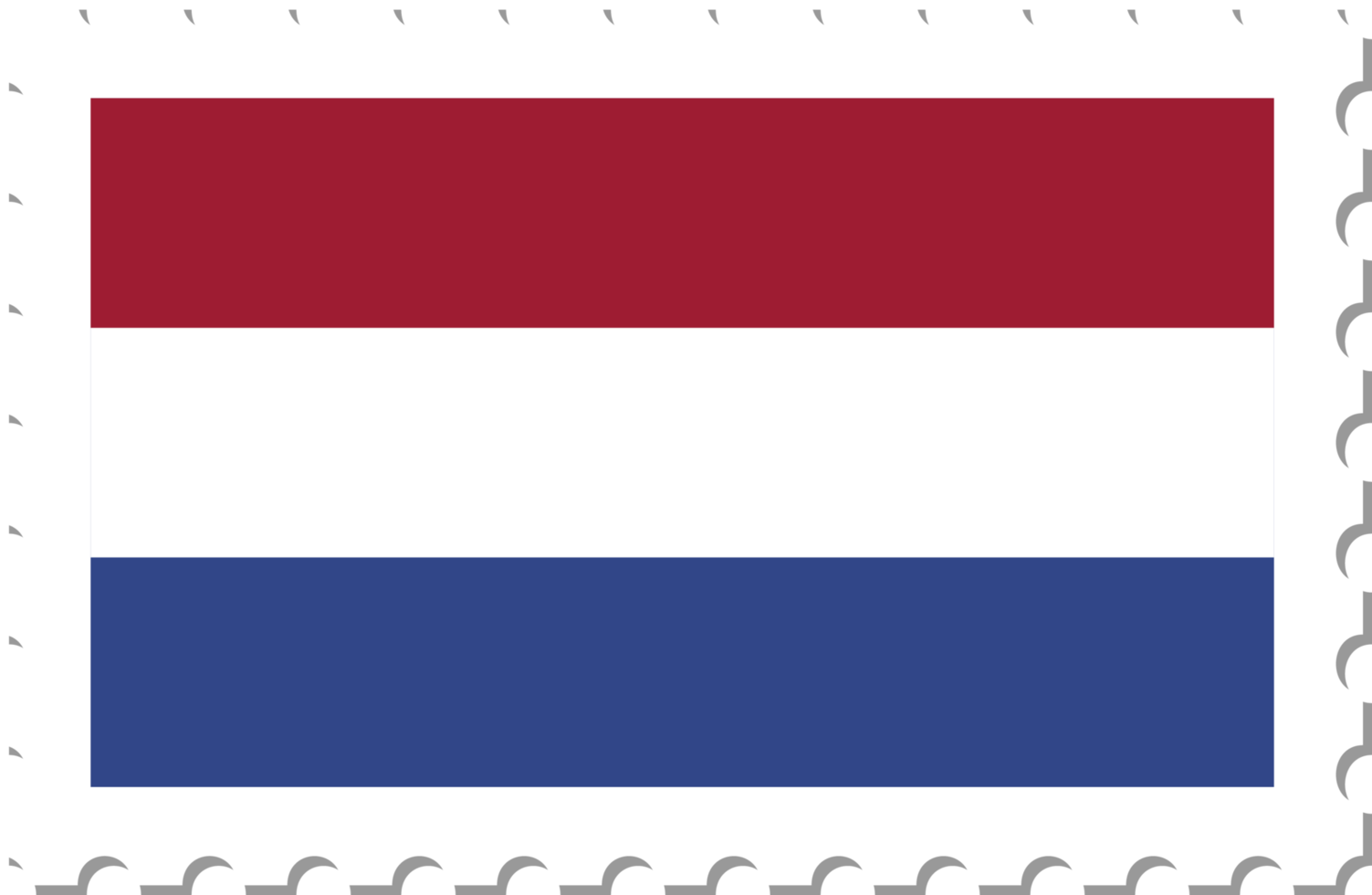 niederlande flagge briefmarke. png