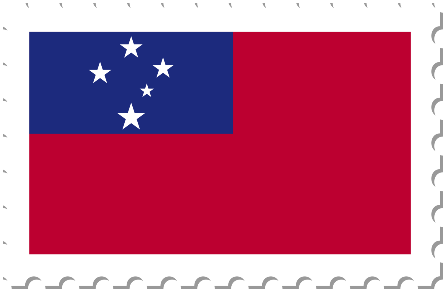 Samoa flag postage stamp. png