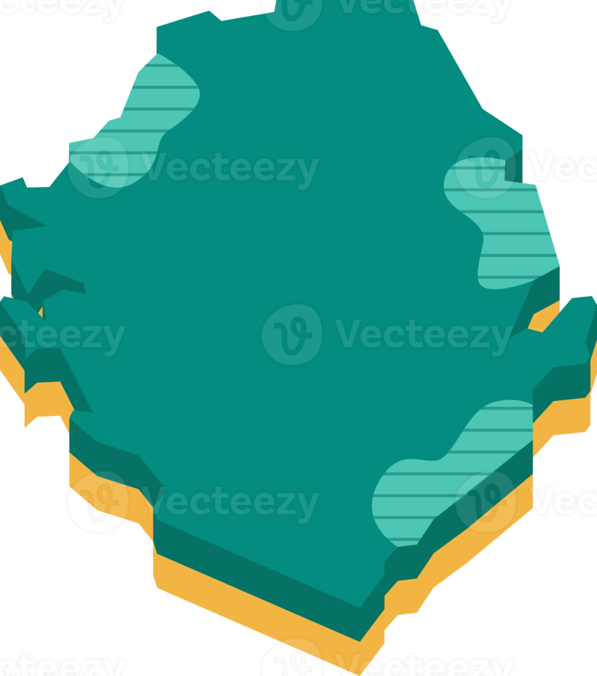 mapa 3d de sierra leona png