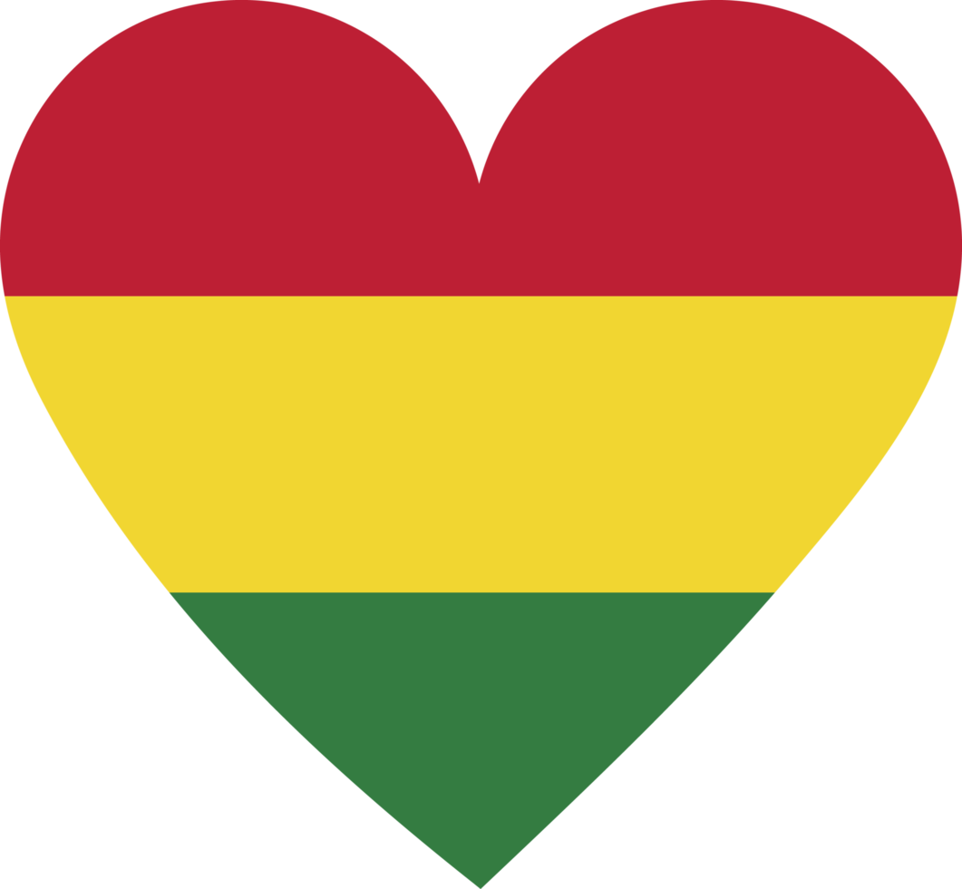 Bolivia vlag in de vorm van een hart. png