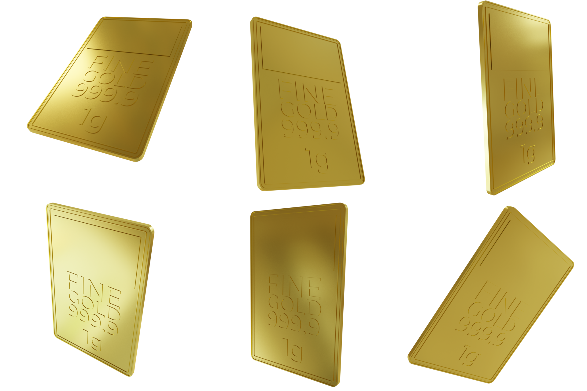 3d Gold Pieces Weighing 1 Gram 11659443 PNG 3d-gold-pieces-weighing-1-gram-11659443-png