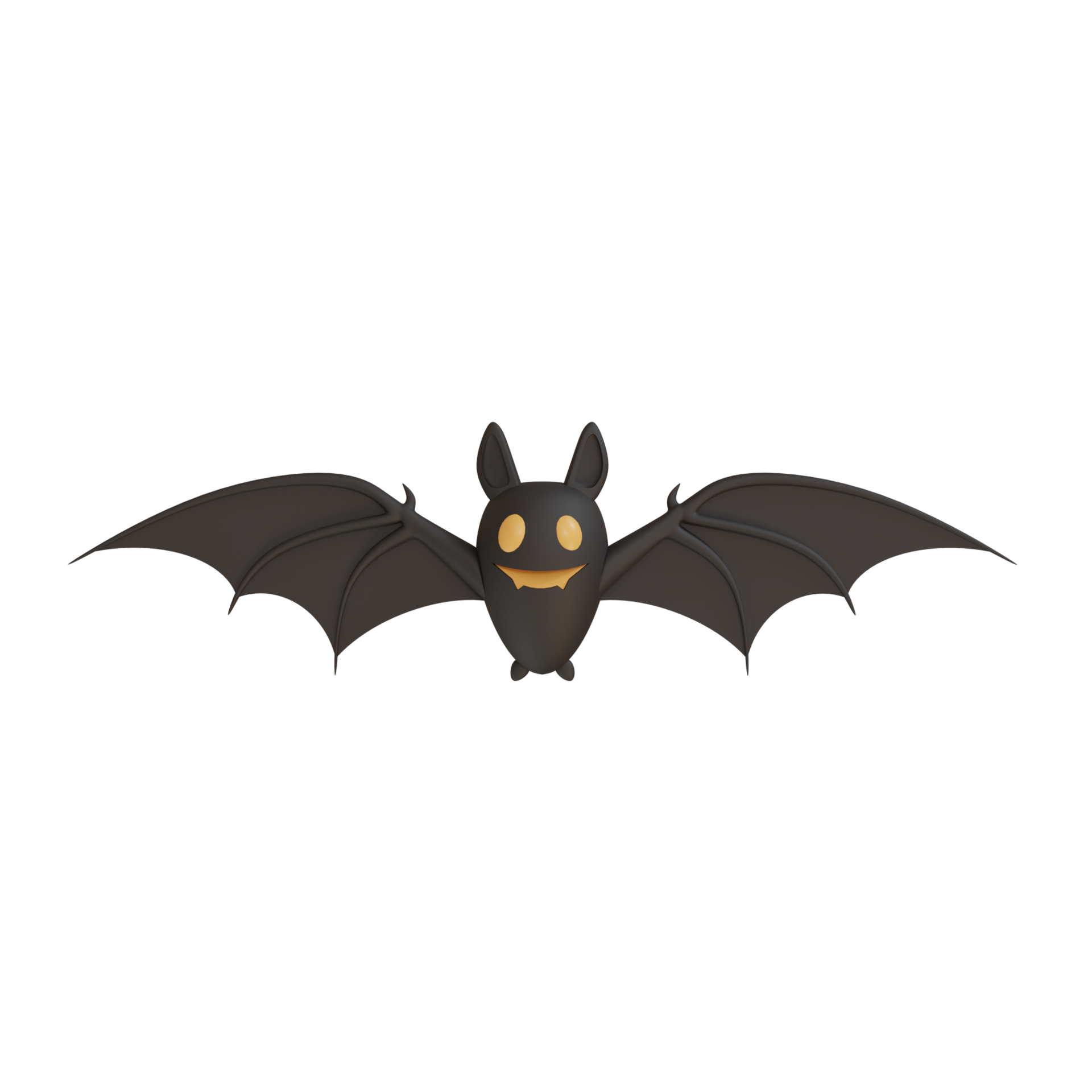 3d rendering of cute bats for Halloween party day celebration