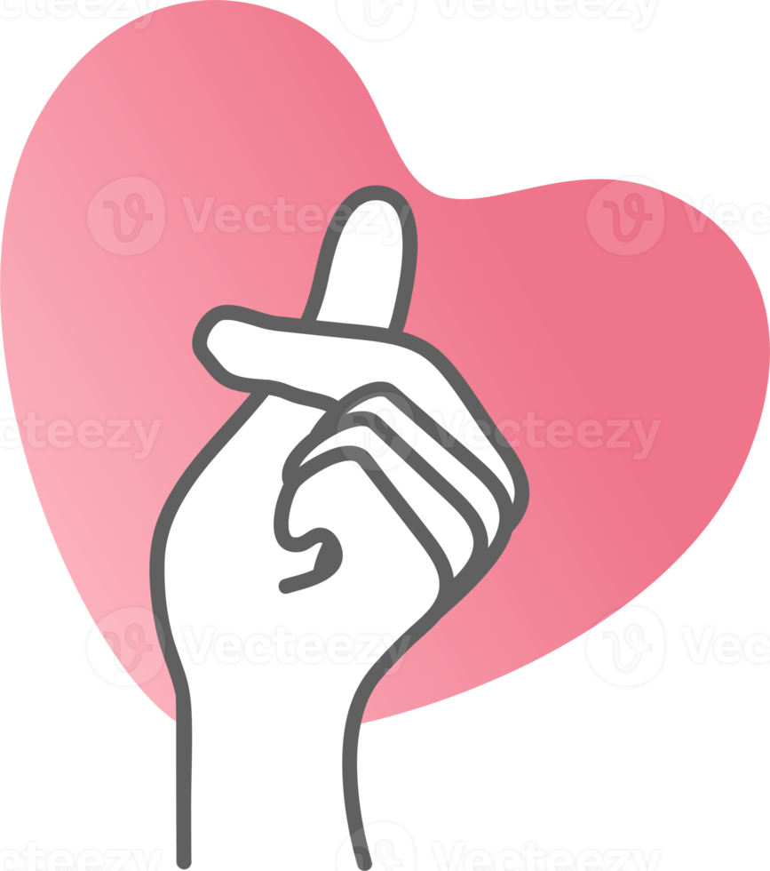 hand- hart emoji png