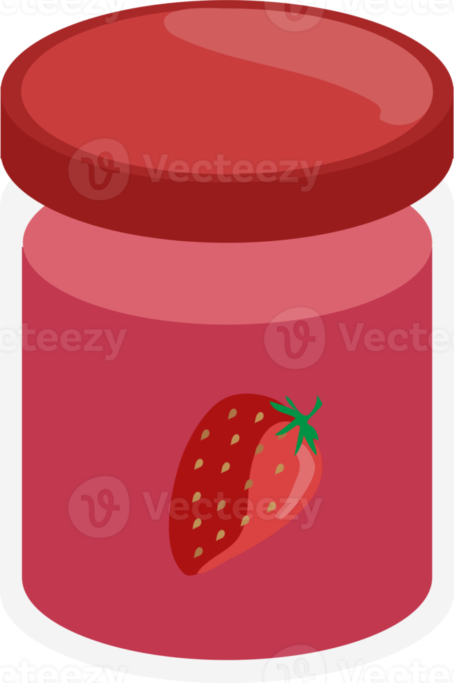 Tea time elements. fruit jam. png