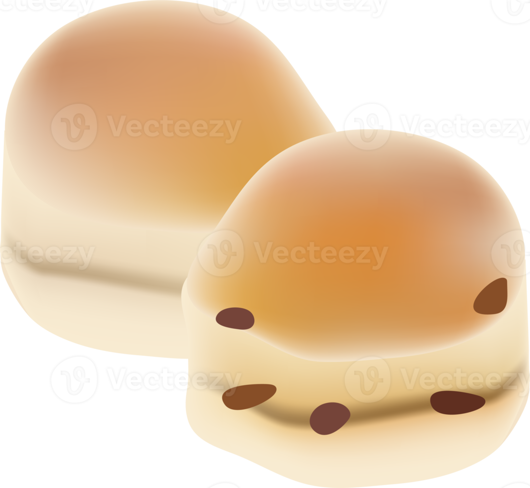 Tea time elements. biscuit, scone. png