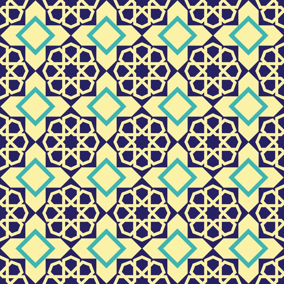 Abstract seamless patterns in Islamic style. vector