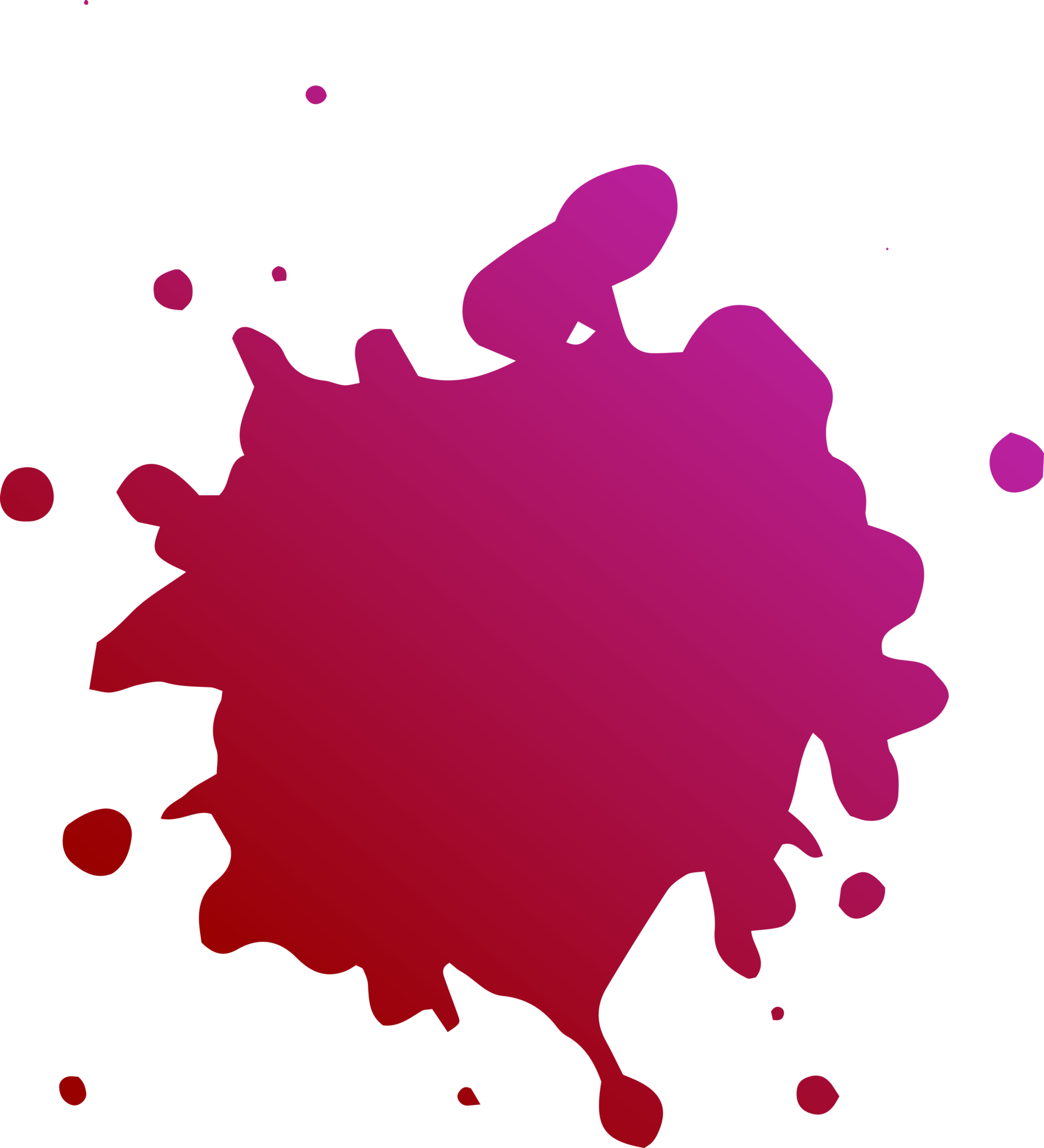 Colorful paint splash 11660162 PNG