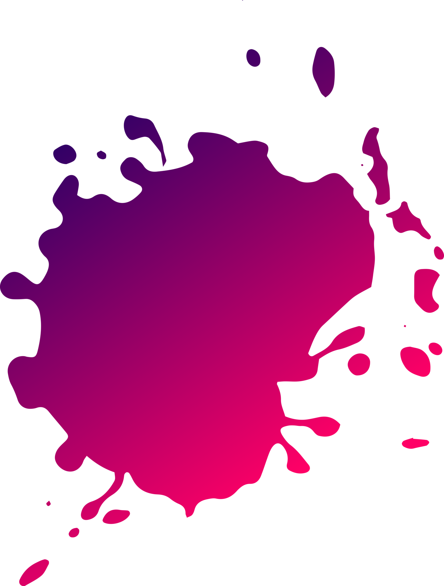 Colorful paint splash 11660167 PNG