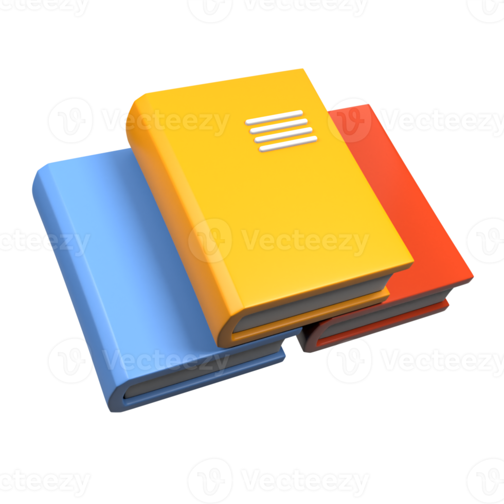 3d book icon illustration 11660665 PNG