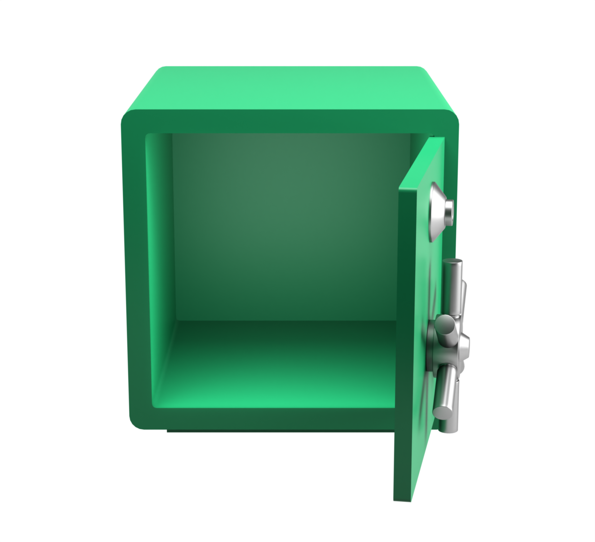 3d Safe vault icon illustration 11660696 PNG