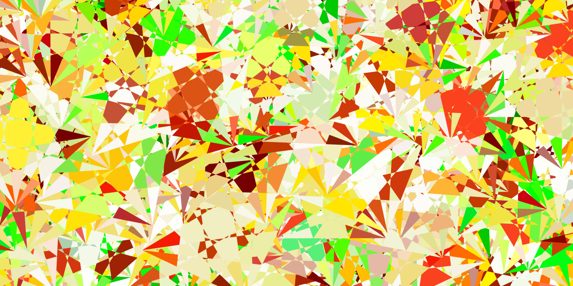 Light Green, Yellow vector background with polygonal forms. 11660900