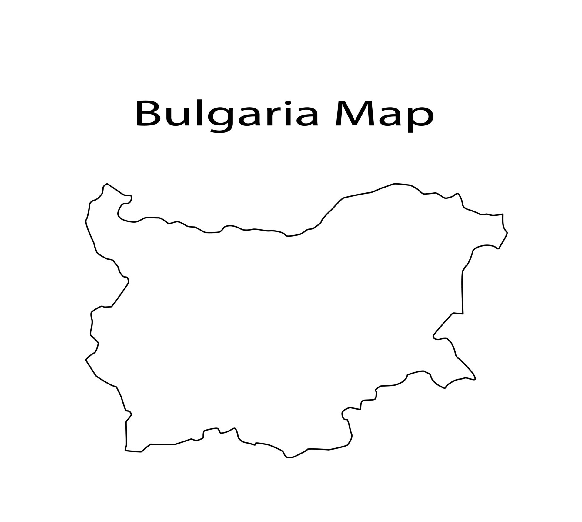 Bulgaria Map Outline Vector Illustration In White Background 11661623 Vector Art At Vecteezy Bulgaria Map Outline Vector Illustration In White Background 11661623 Vector Art At Vecteezy