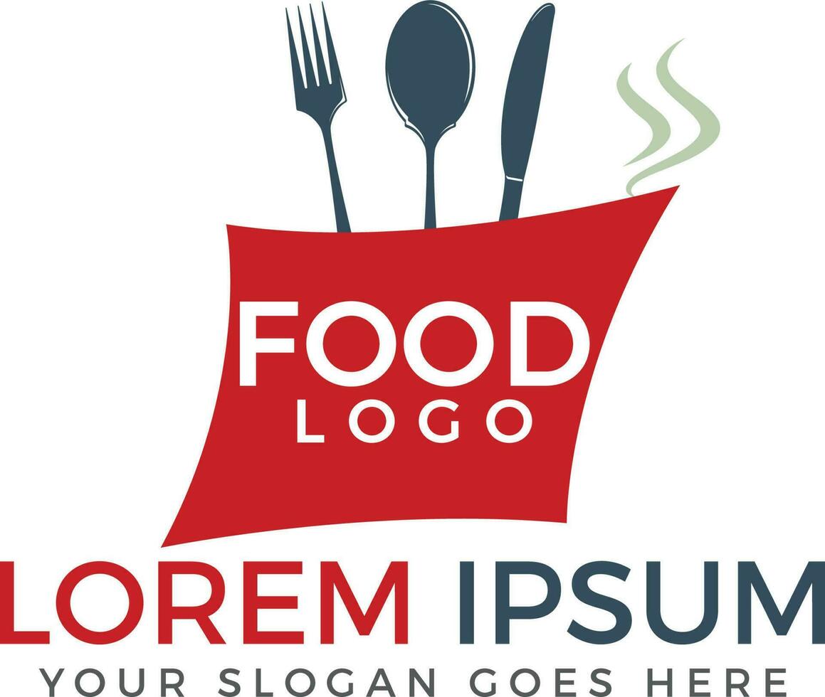 Food logo vector design.