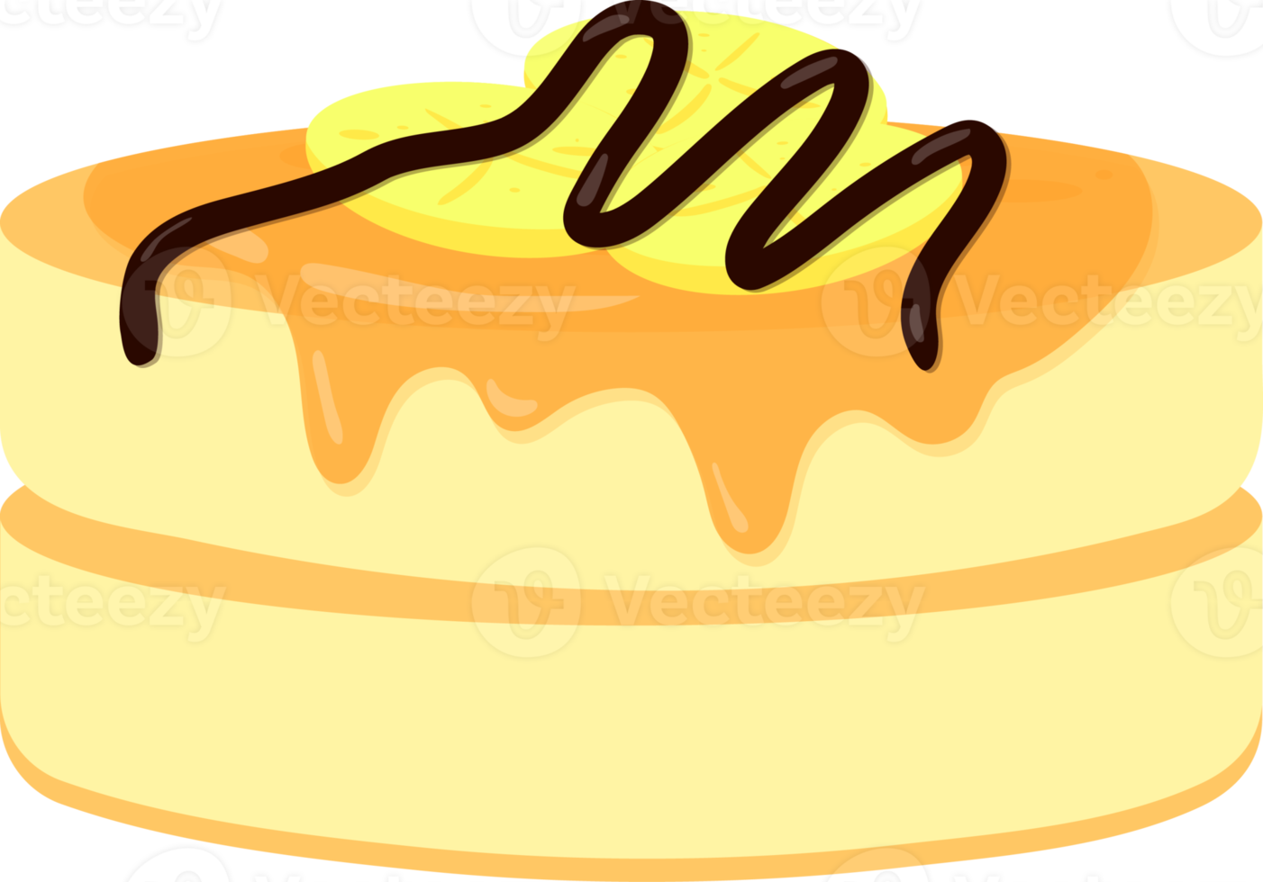 pancake banana choccolate png