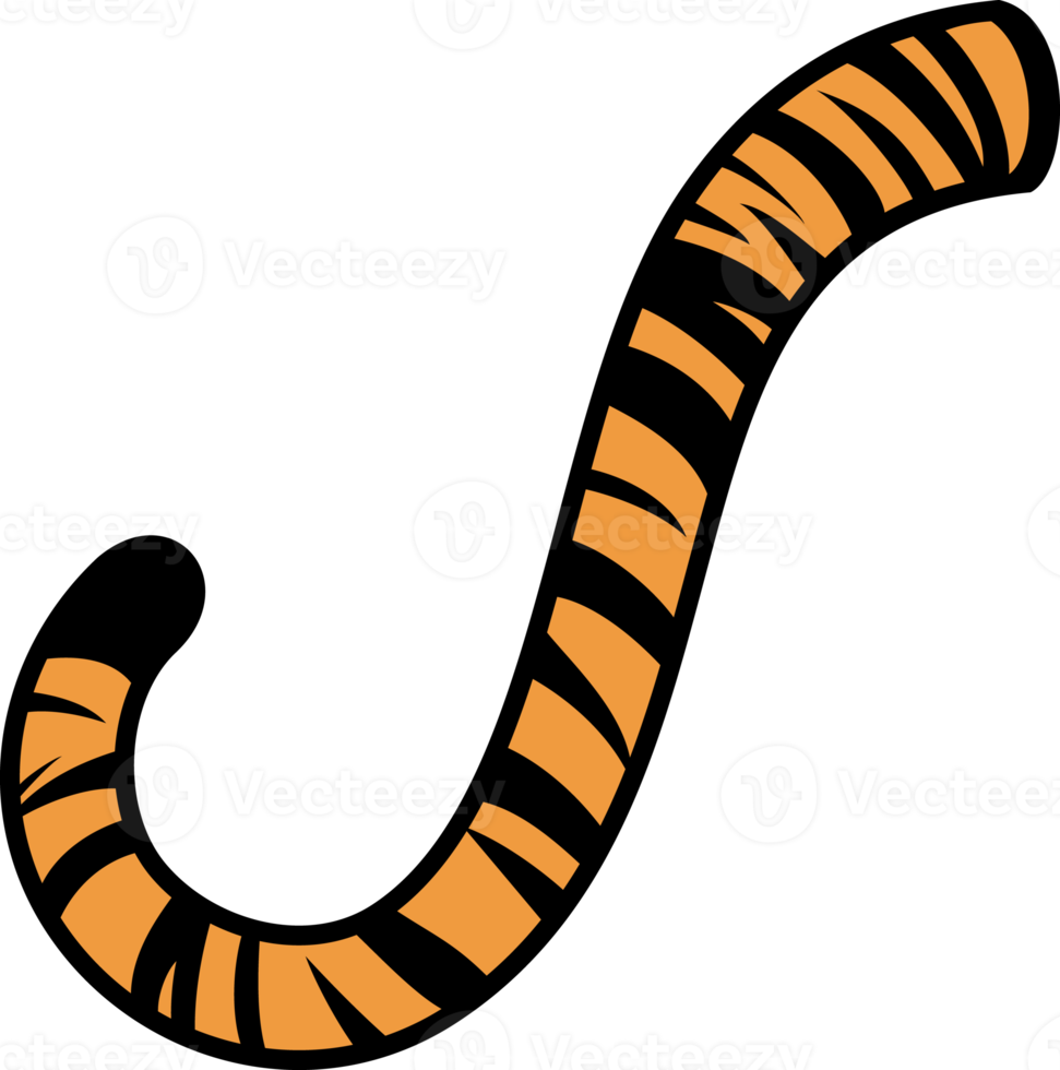 Tiger Tail Illustration png