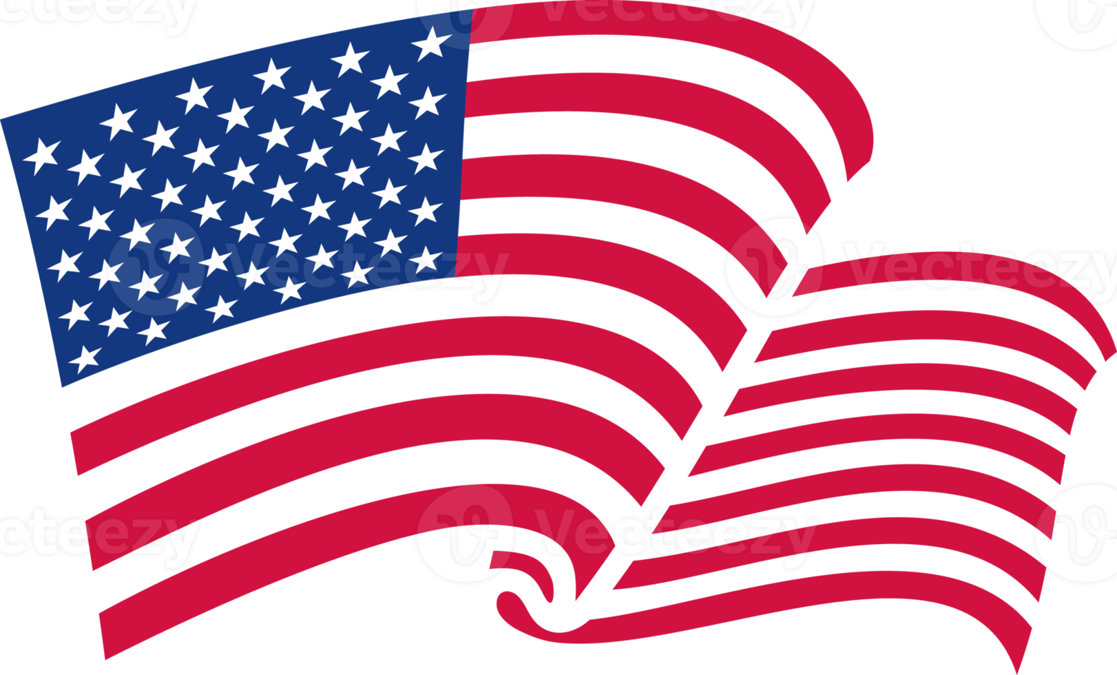 USA Flag Illustration png