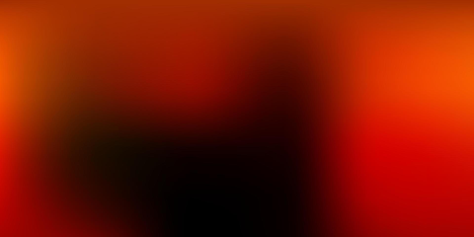 Dark Orange vector blur background.