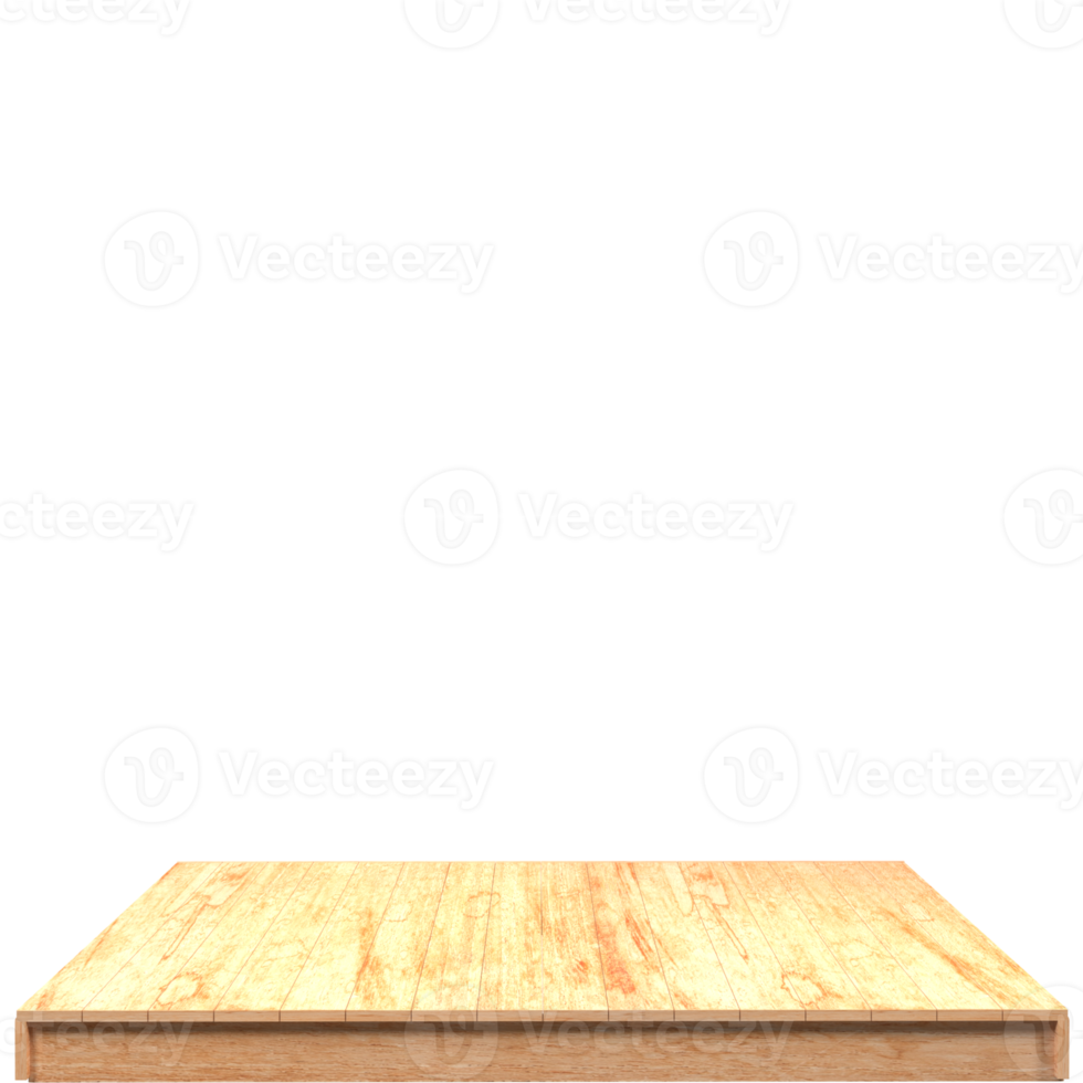Wood board 3d render isolated png