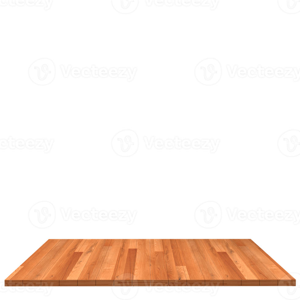 Wood board 3d render isolated png