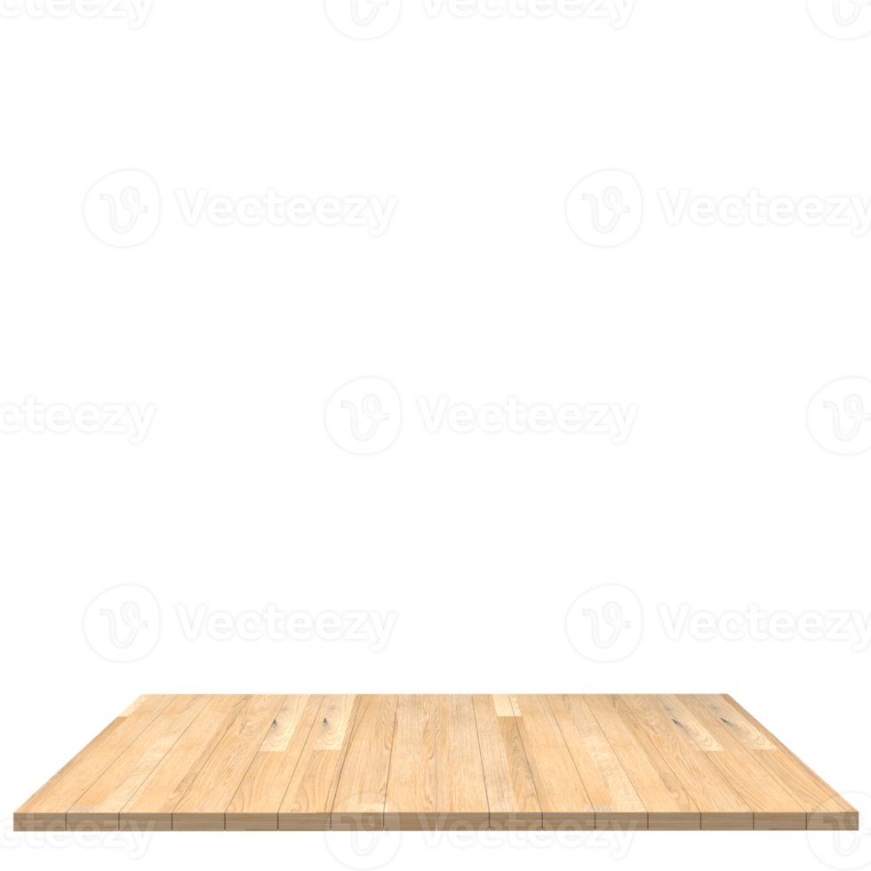 Wood board 3d render isolated png