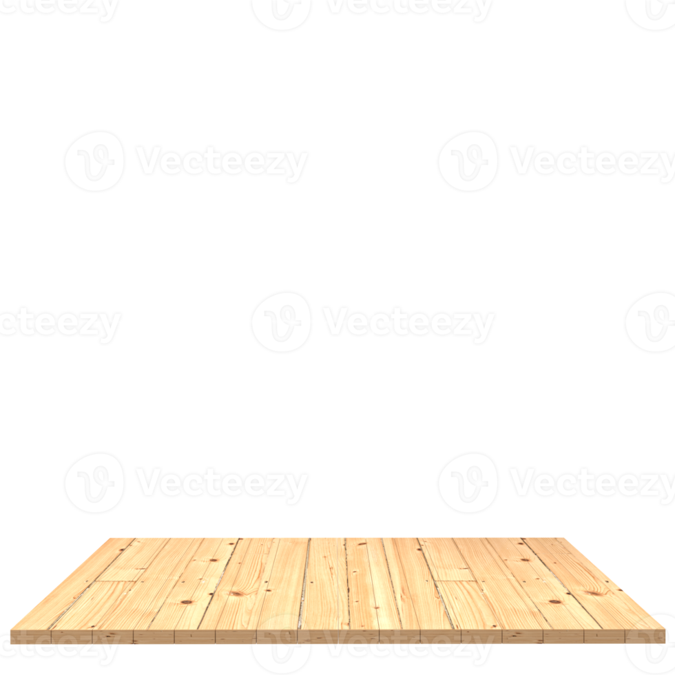 Wood board 3d render isolated png