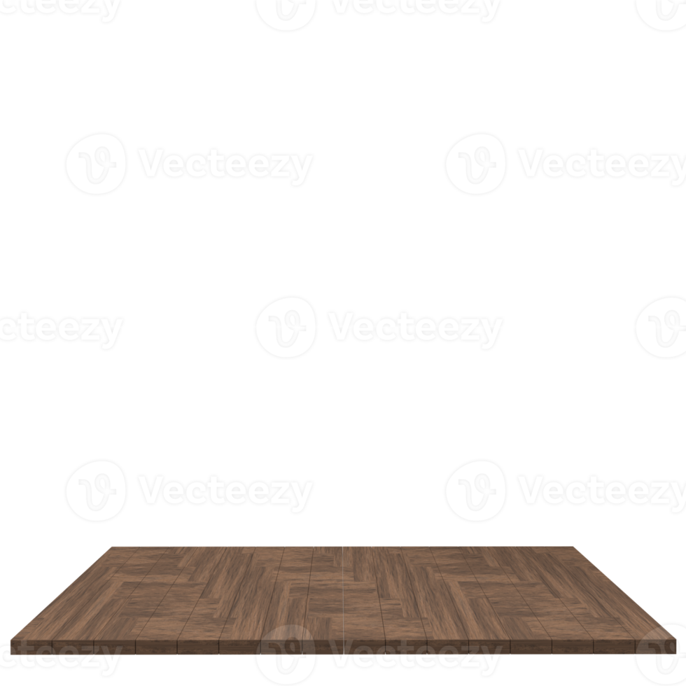 Wood board 3d render isolated png