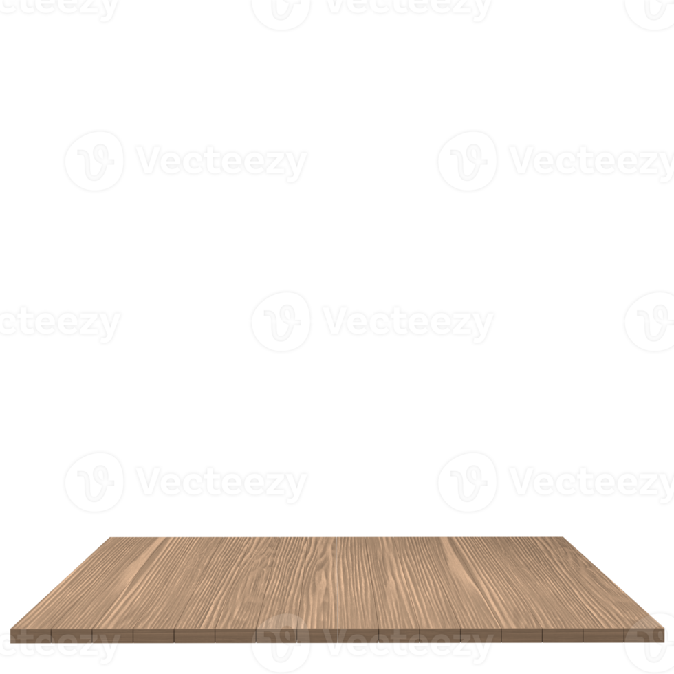 Wood board 3d render isolated png
