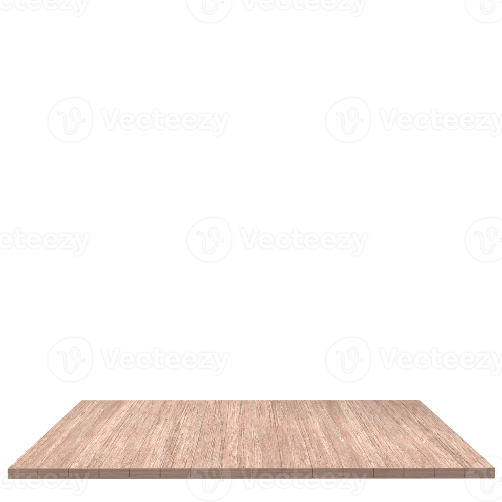 Wood board 3d render isolated png