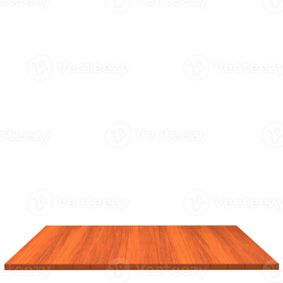 Wood board 3d render isolated png