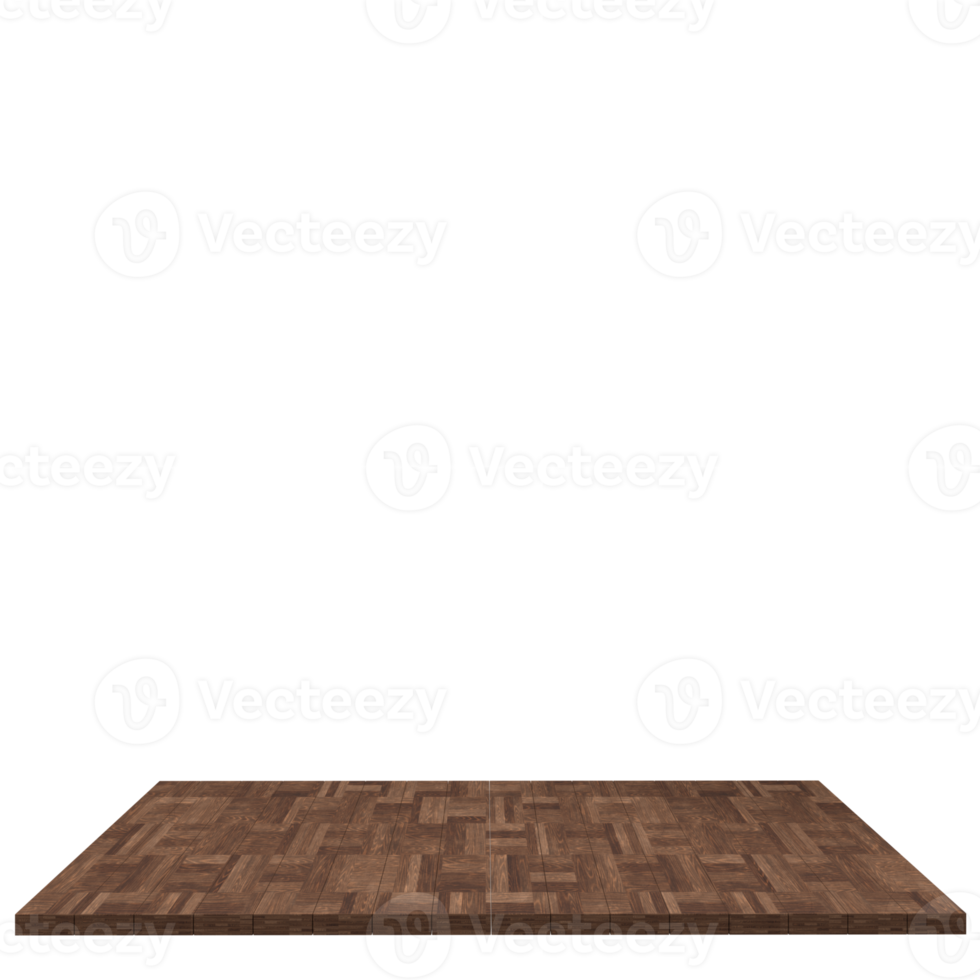 Wood board 3d render isolated png