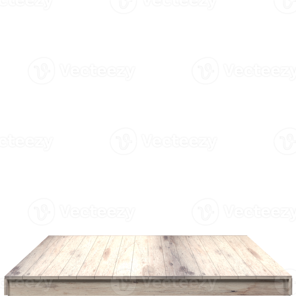 Wood board 3d render isolated png