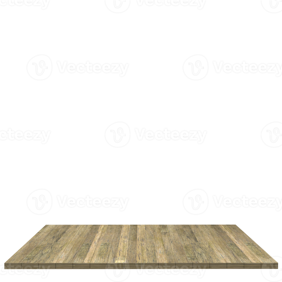 Wood board 3d render isolated png
